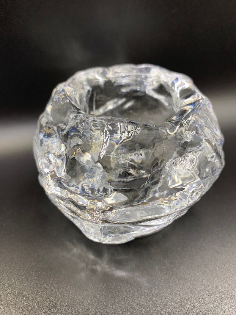 Orrefors Swedish Snowball Votive Holder - Thumbnail 2