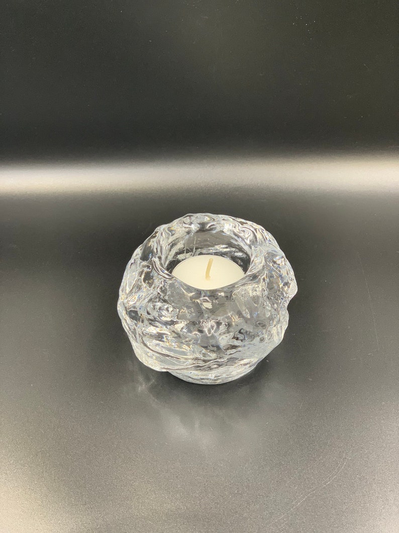 Orrefors Swedish Snowball Votive Holder - Thumbnail 5