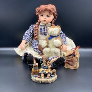 1998 The Boyds Collection Yesterday’s Child Doll Collection Limited edition “Jamie and Thomasina” The Last One porcelain doll