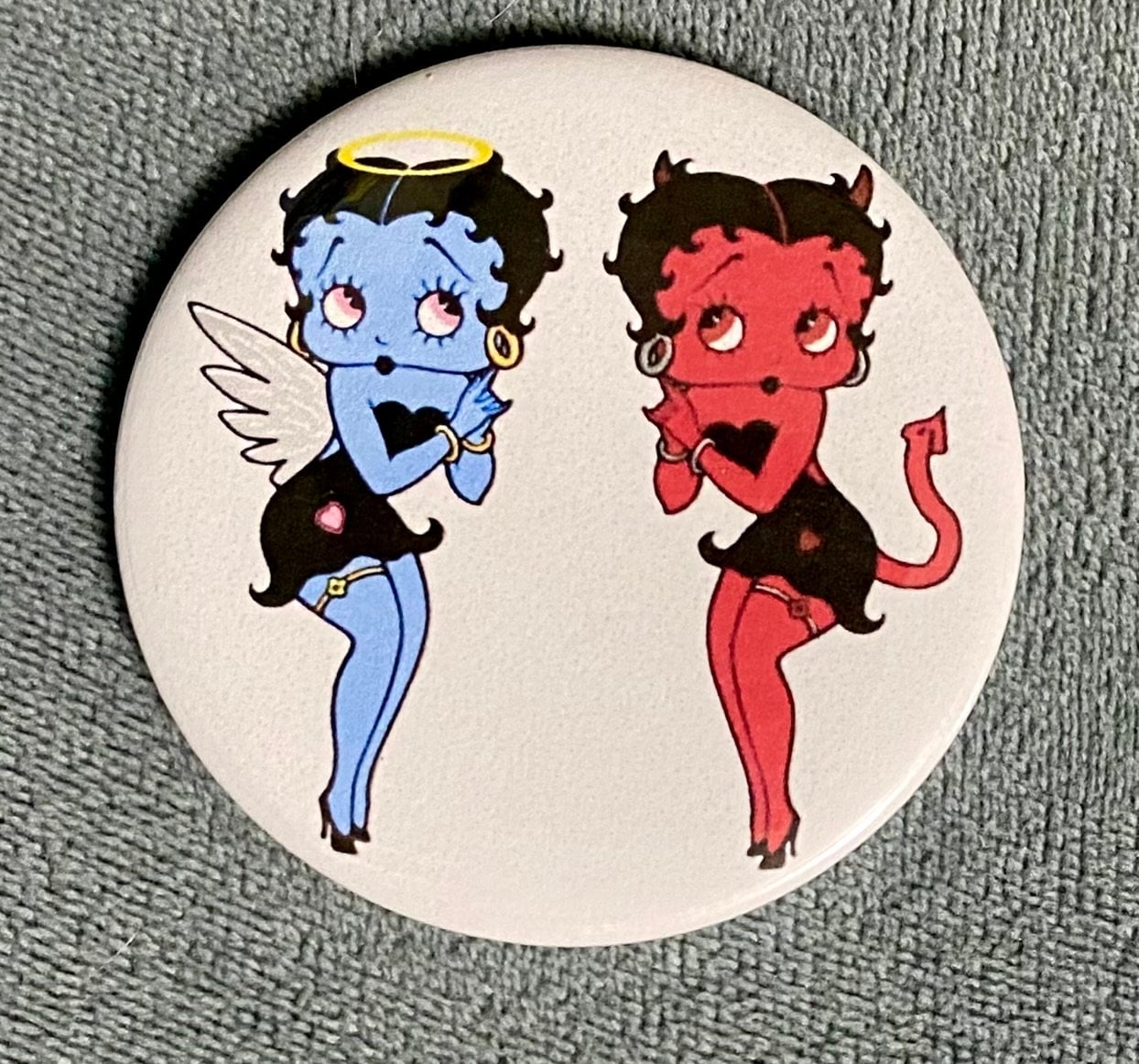 Betty Boop Angel Lil' Devil ボブルヘッド ベティー BETTY BOOP Angel / Devil - Etsy