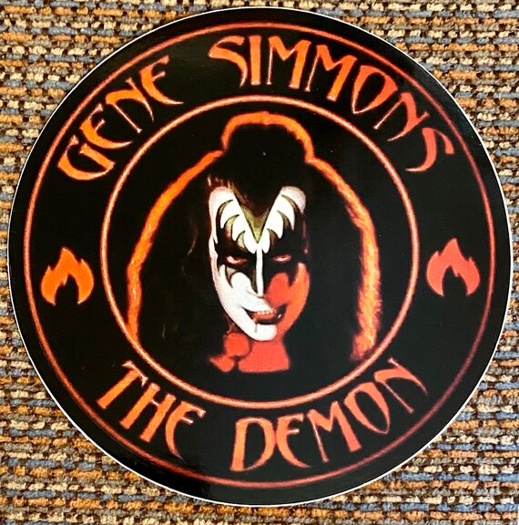 KISS- Gene Simmons 4” Sticker - Etsy
