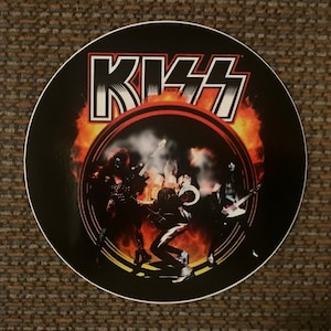 KISS ALIVE 4” Sticker