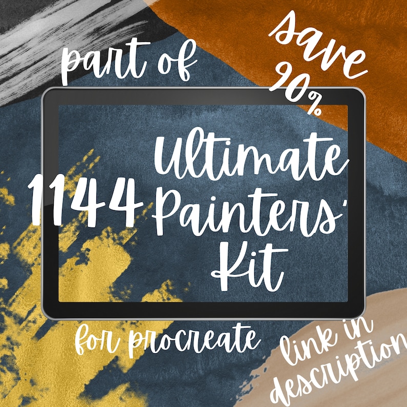 126 Oil Acrylic Brushes for Procreate. Realistic Oil Painting Acrylic Painting. Palette Knife, Impasto Strokes, Abstract Painterly Style etc zdjęcie 10