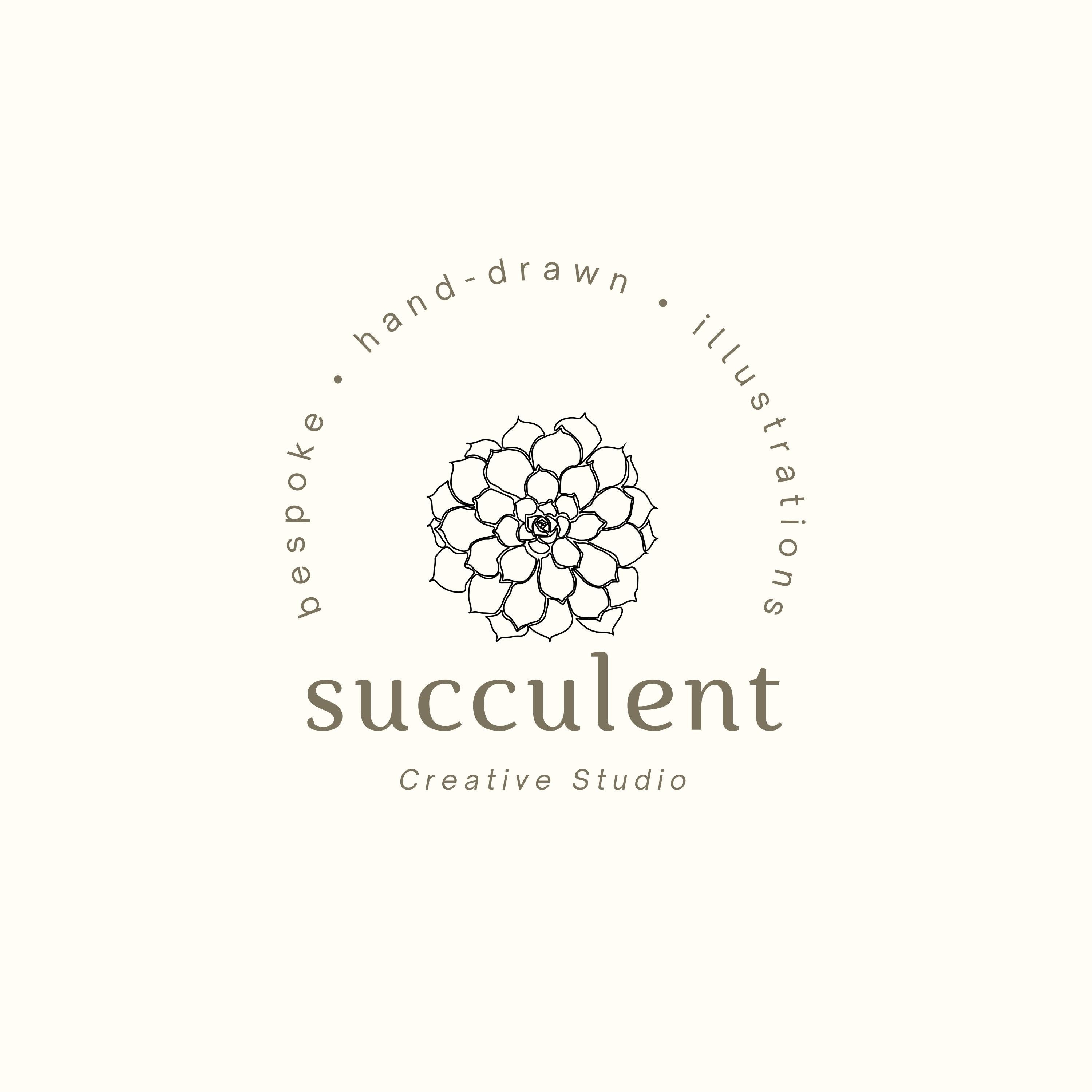 50 Succulent Doodle Procreate Stamps. Cactus Brushes Procreate Cacti ...