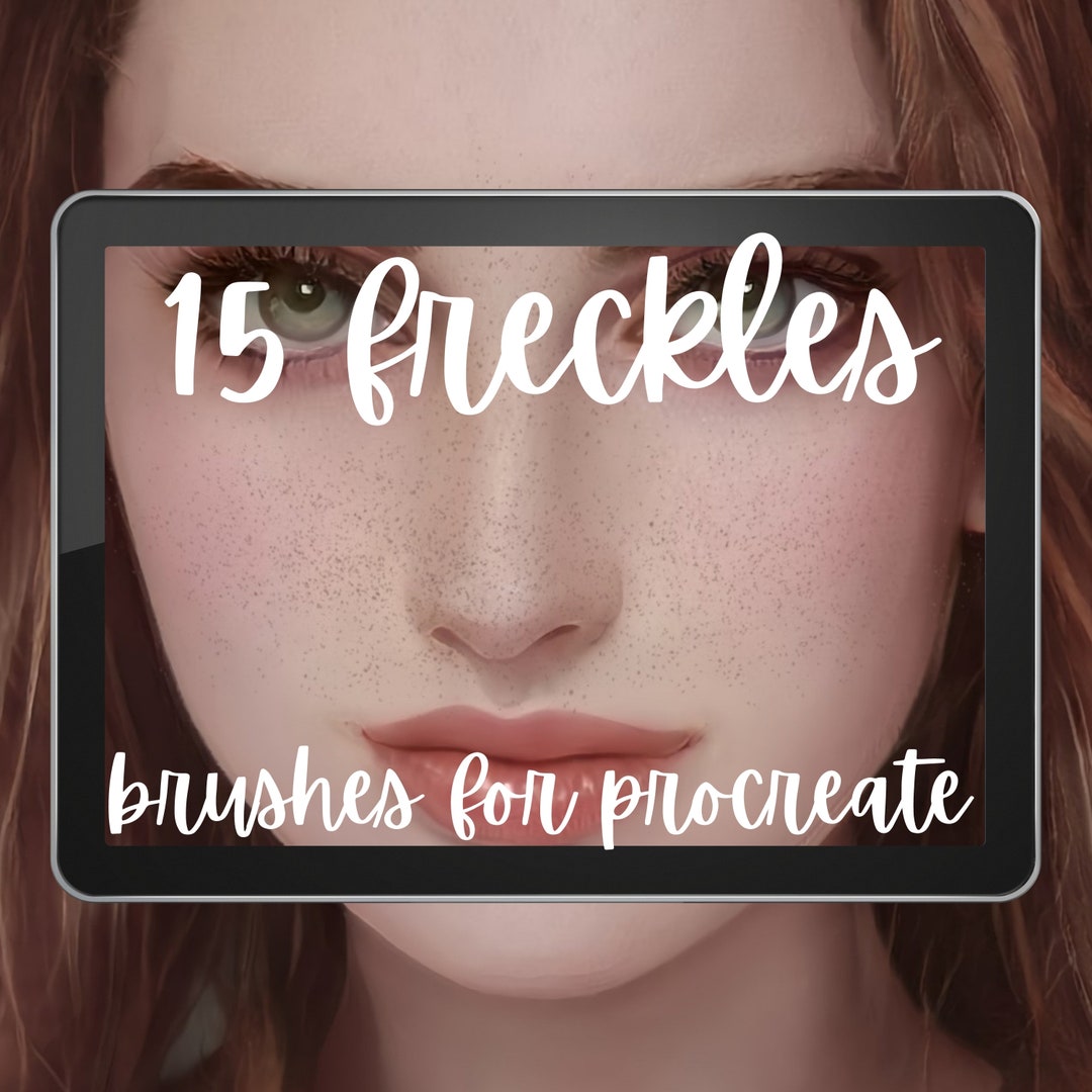 15 Freckles Brushes for Procreate. Ideal Procreate Brushes for Etsy