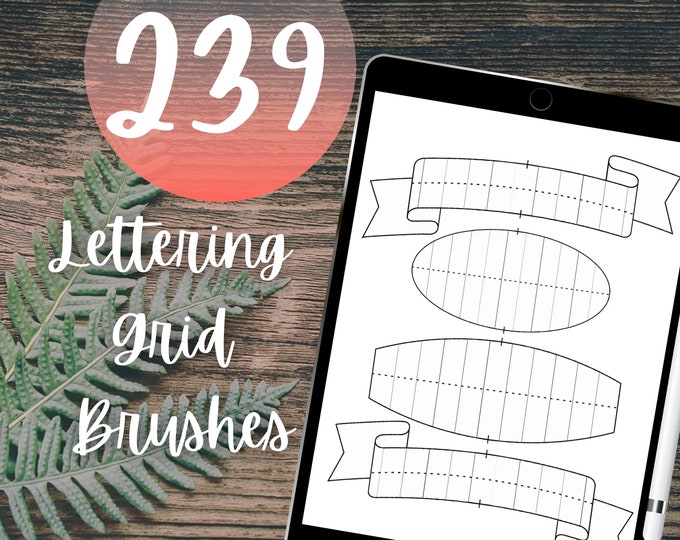 Bouncy Brush Lettering Lowercase Alphabet & Drills for Large Brush Pens