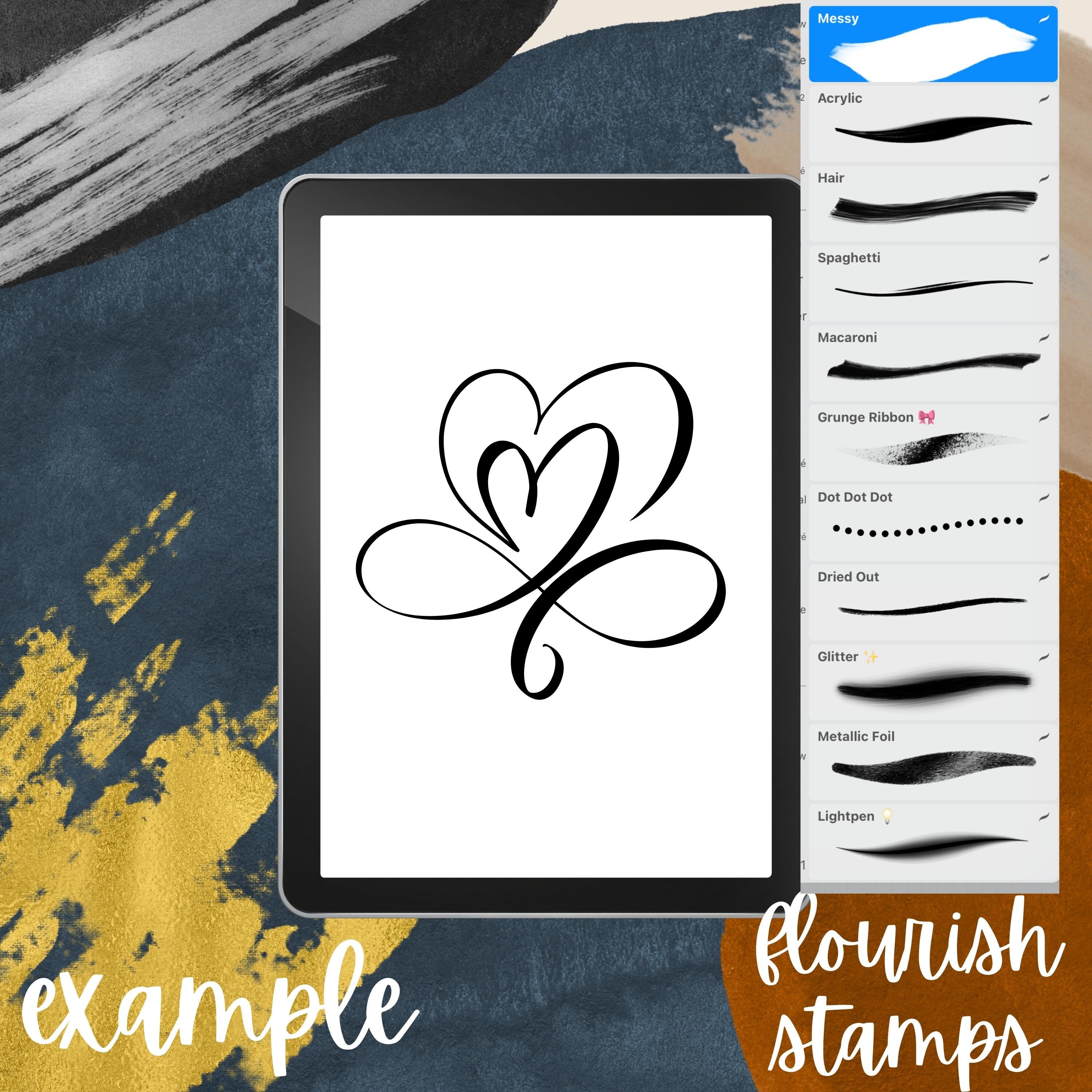 Ultimate Procreate Calligraphy Bundle. Procreate Brushes for | Etsy