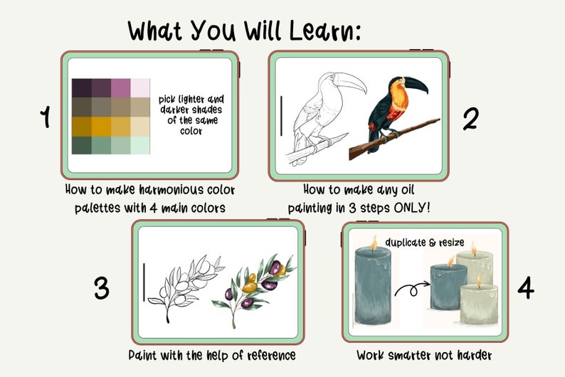 Beginners' Procreate Oil Painting Class: Step by Step Guide to ...
