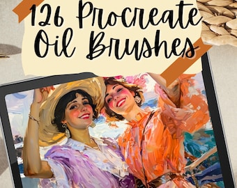 126 pinceaux acryliques à l'huile pour procréer. Peinture à l'huile réaliste, peinture acrylique. Couteau à palette, empâtements, style pictural abstrait, etc.