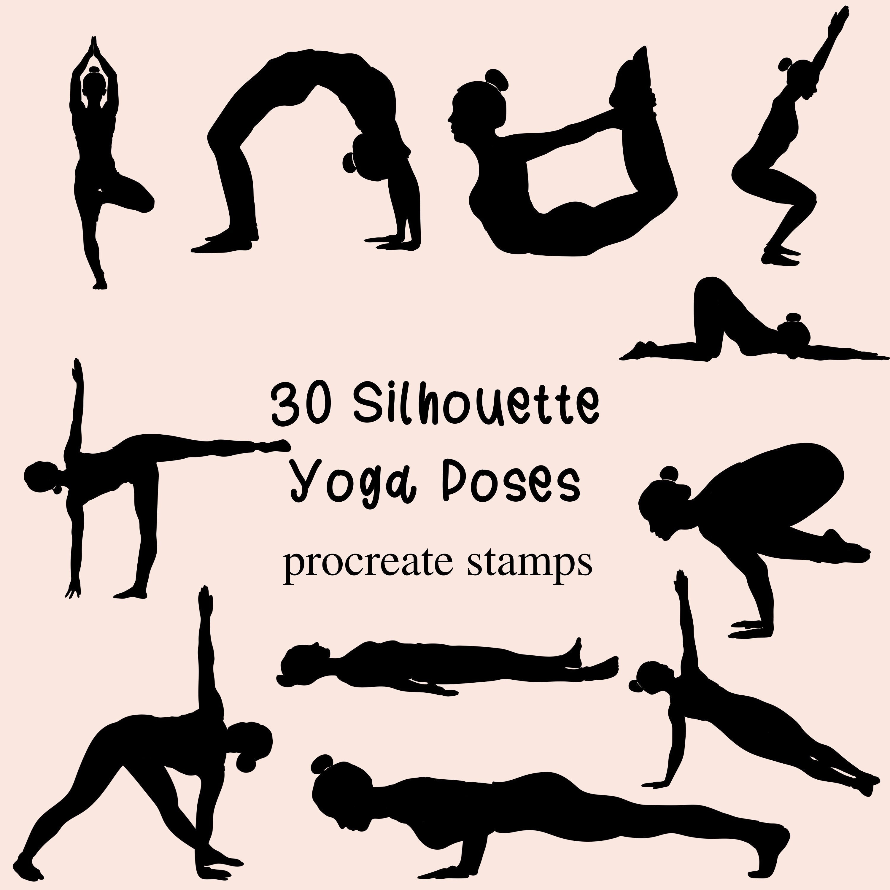 Free Vector | Set of yoga postures