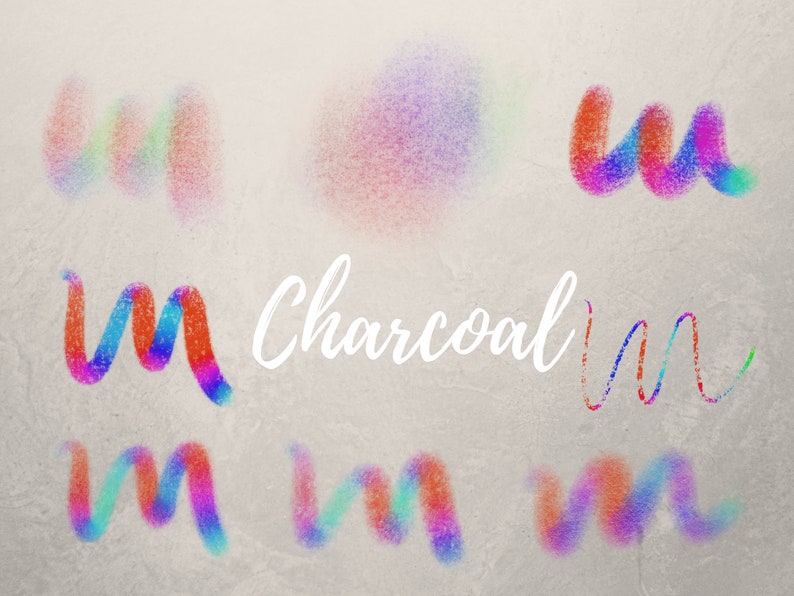 63 Rainbow Brushes for Procreate. Color Changing Brushes for - Etsy UK