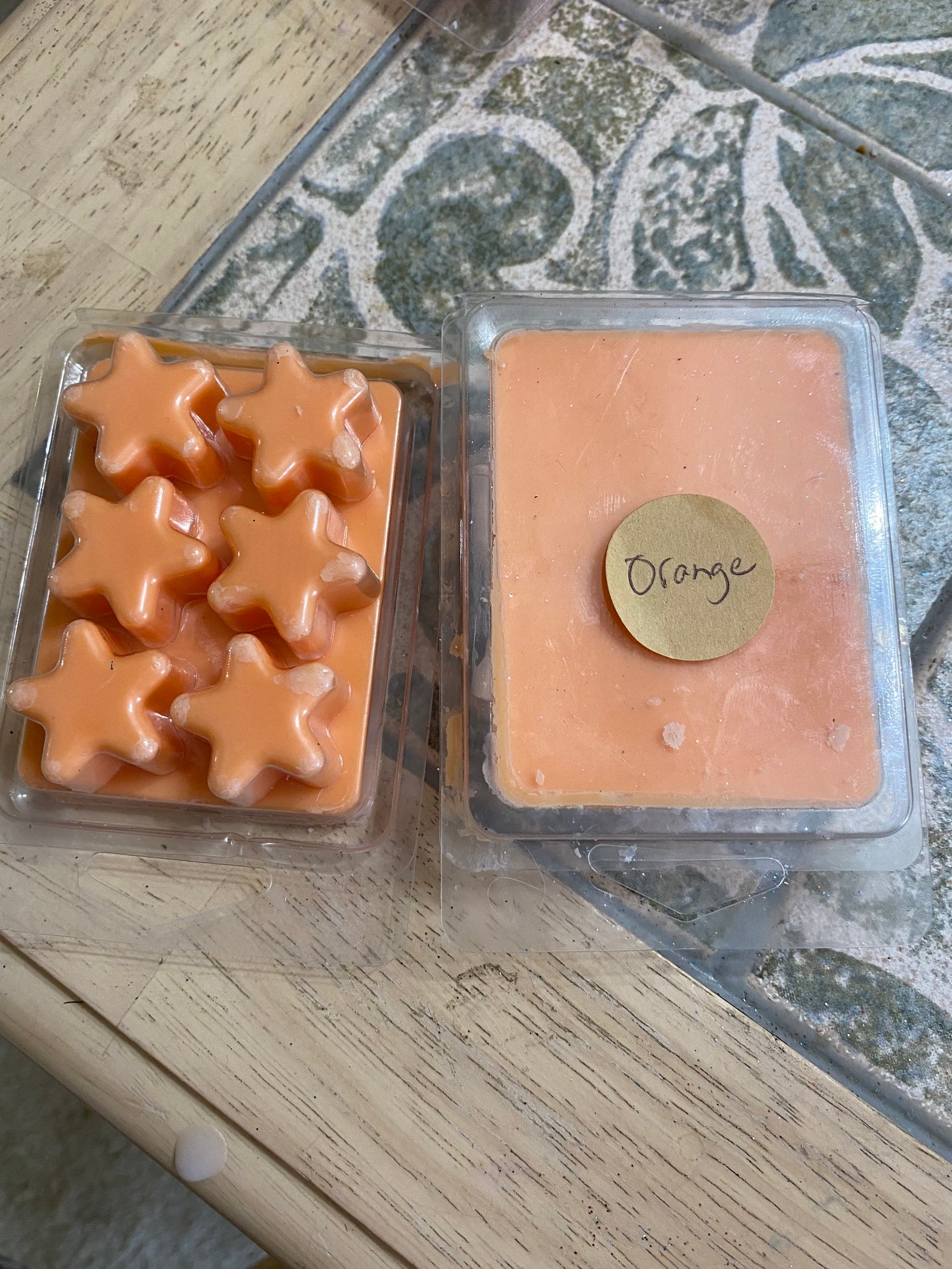 Sale Hand Poured Orange Scented Soy Wax Melts Etsy