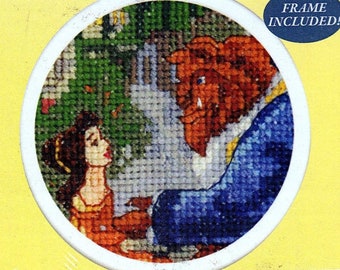 Beauty and the Beast Falling in Love Small Cross Stitch Pattern | DMC Conversion | Digital Download | PDF | OOP