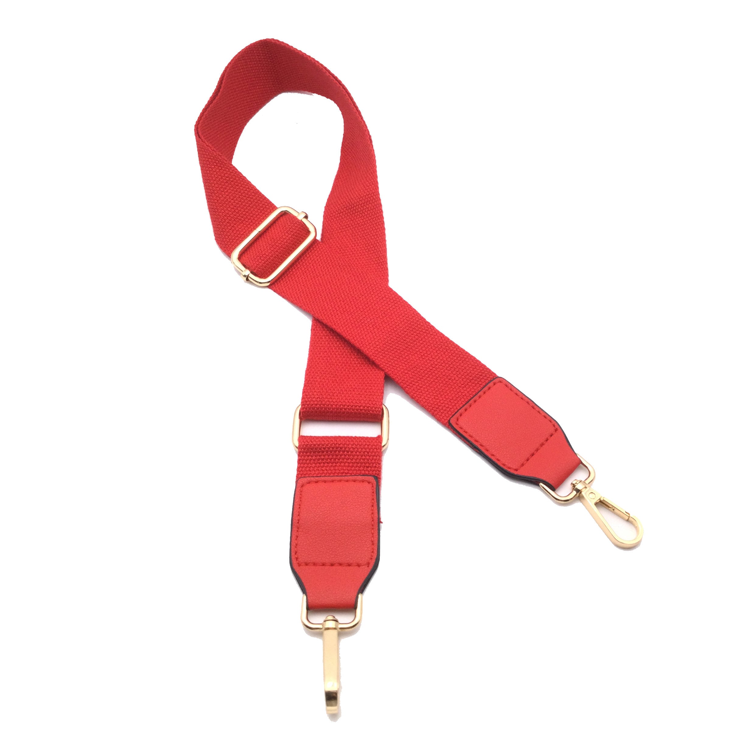 Red Solid Color Purse Strap Purse Strap Replacement Etsy