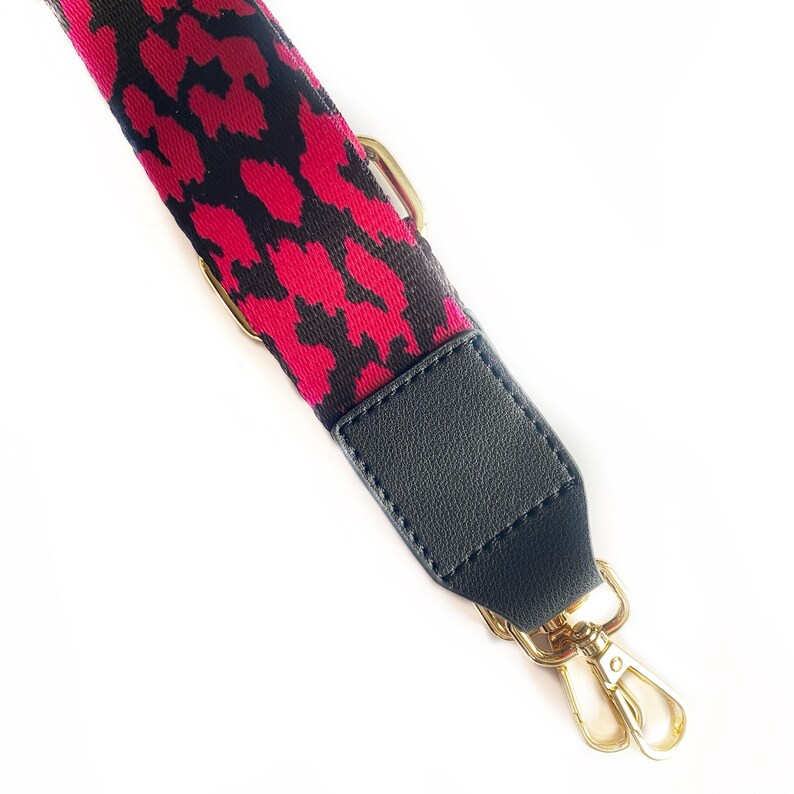 Crossbody bags Strap Felin\u00e9 Pink Leopard Print Purse Strap Purse Strap Replacement Gift for Her Over the Shoulder Strap