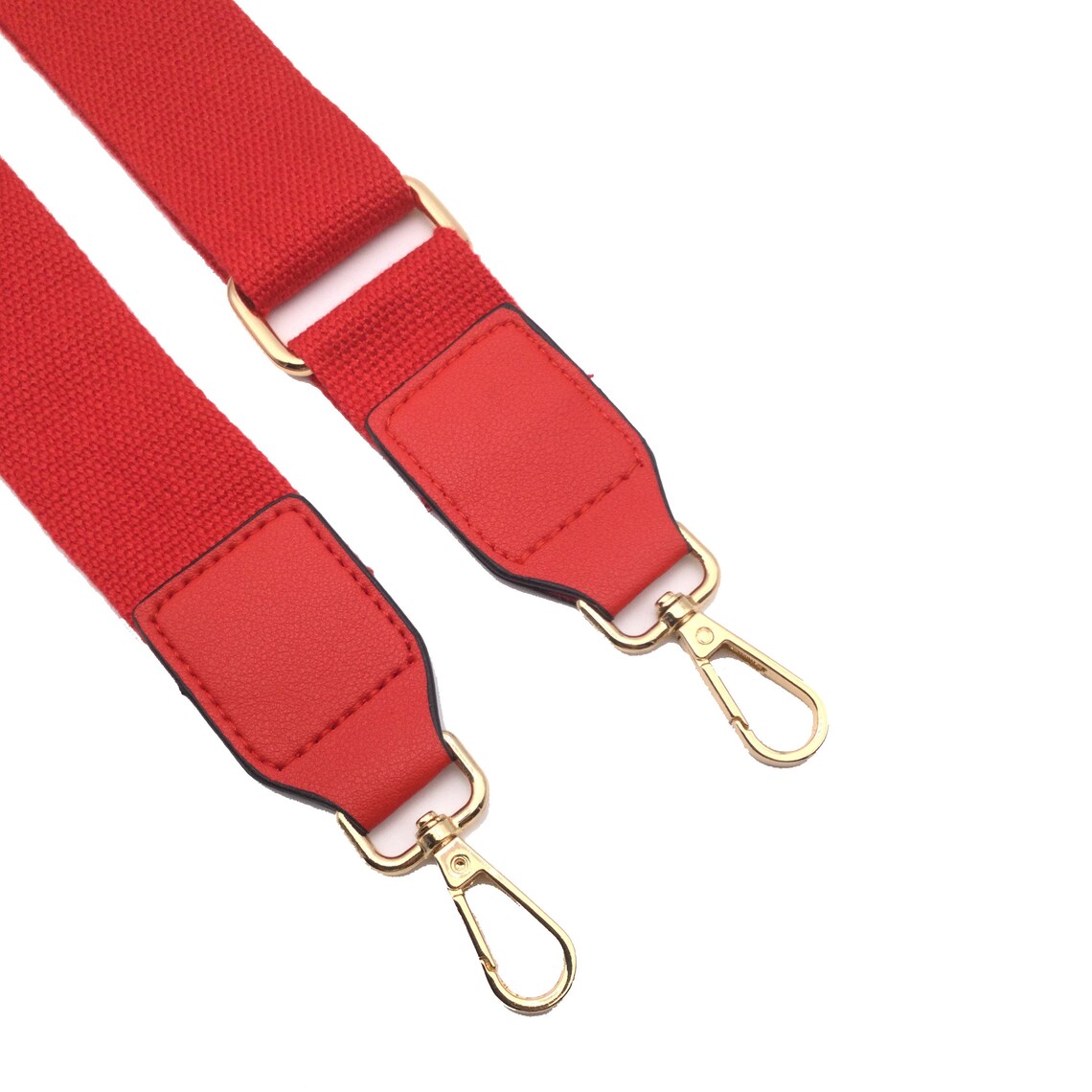 Red Solid Color Purse Strap Purse Strap Replacement Etsy