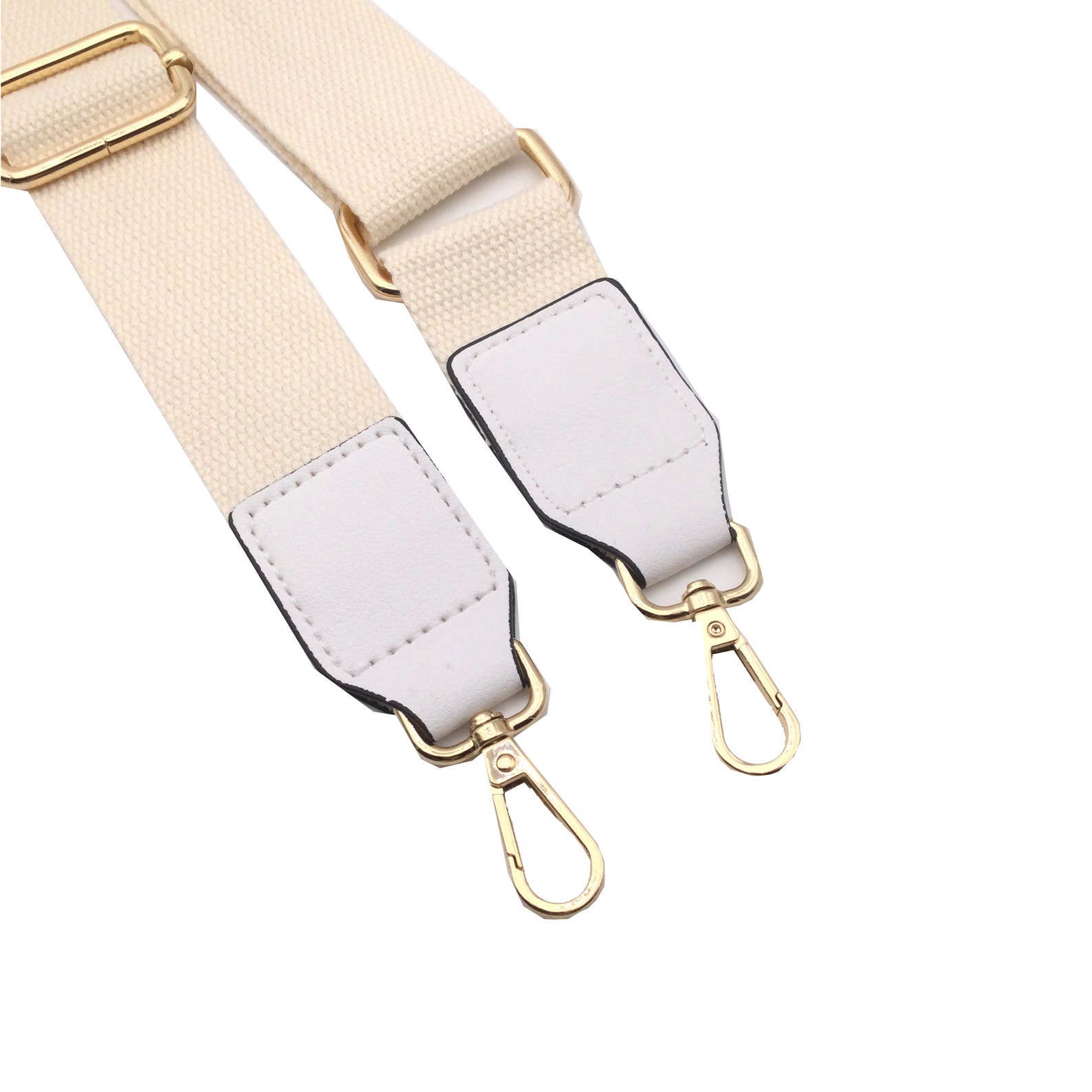 White Solid Color Purse Strap Purse Strap Replacement Etsy