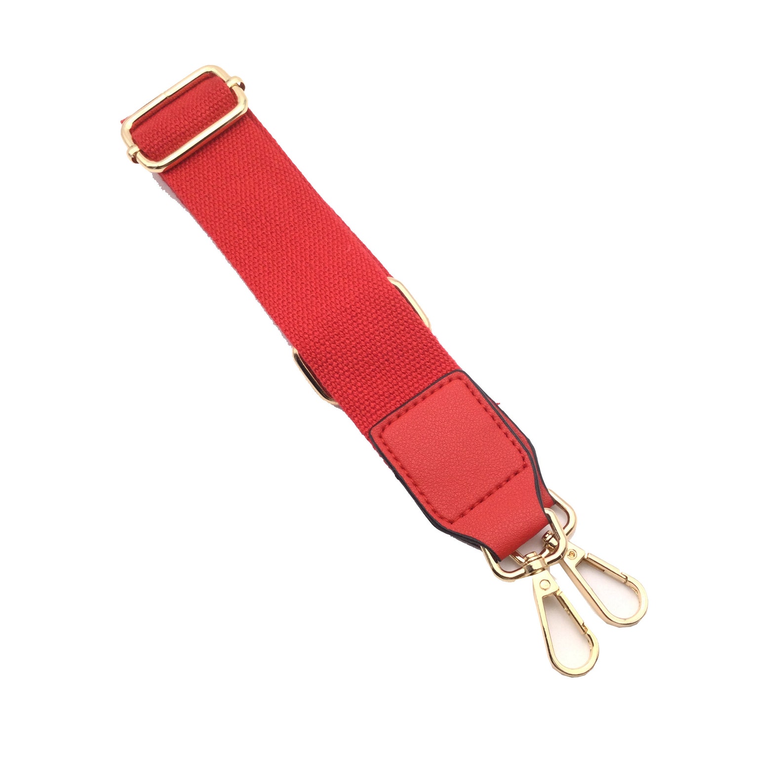 Red Solid Color Purse Strap Purse Strap Replacement Etsy