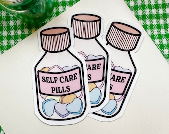 NEW Release - Self Care Pills Vinyl Sticker