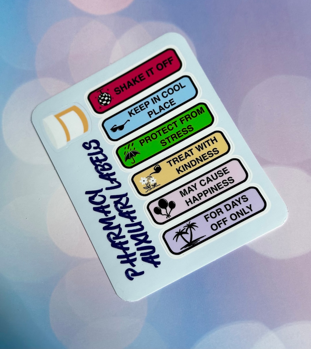 Pharmacy Auxiliary Label Stickers Etsy