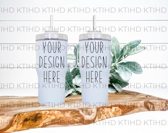 20oz Tumbler Mockup | Travel Mug, Quencher Template (Digital Download)