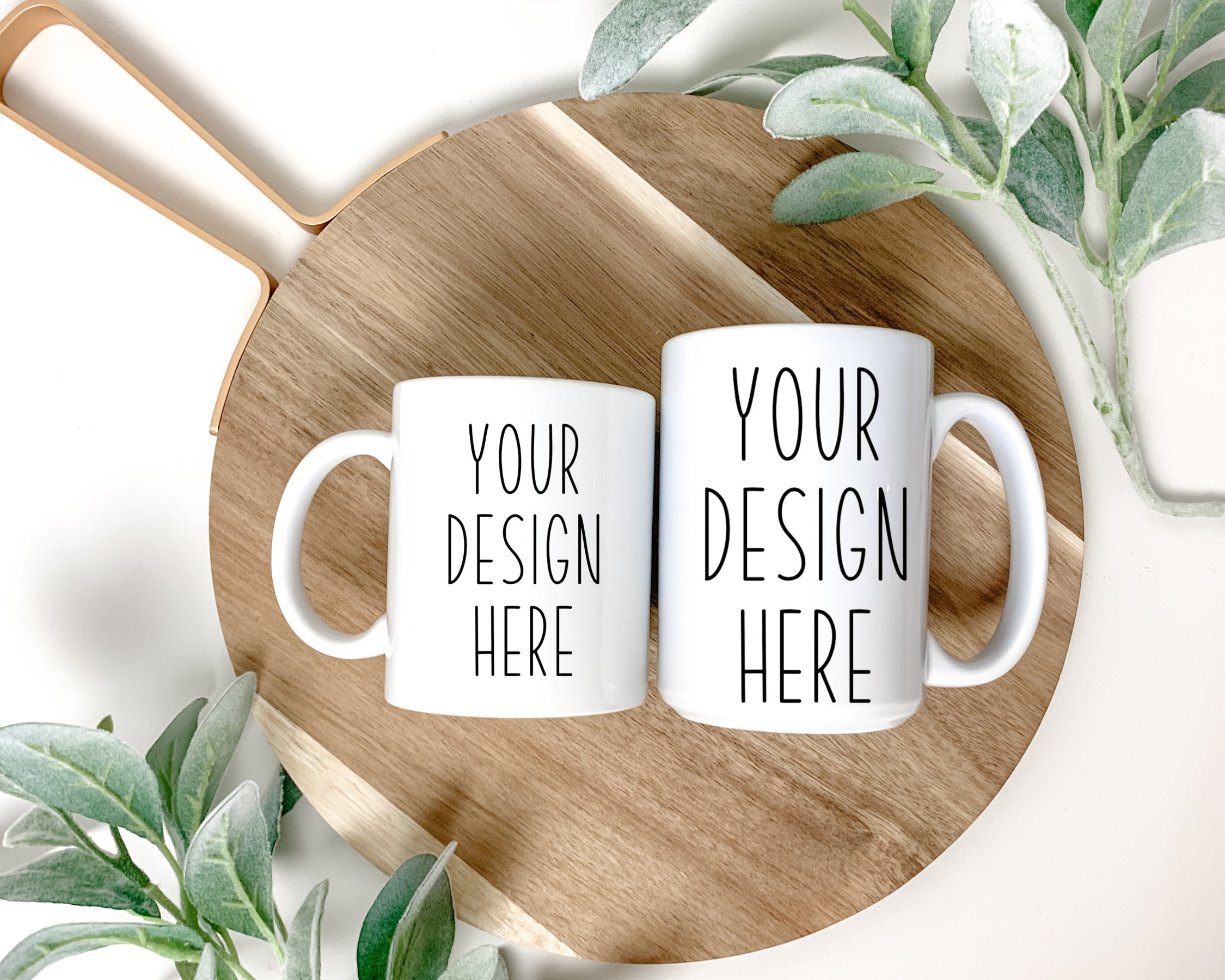 Download Mug Mockup Pair Boho Mockup Styled Mug 11oz and 15oz | Etsy