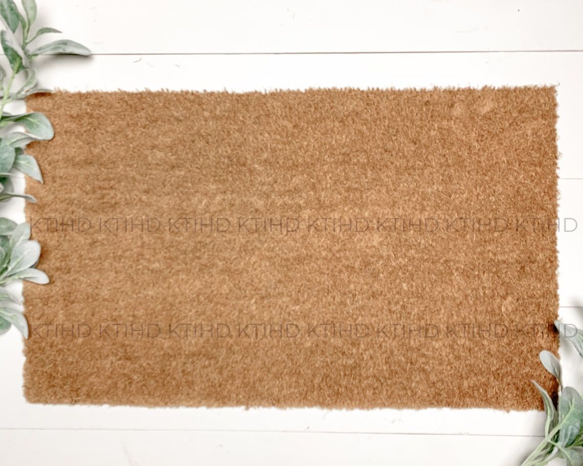 Mat Mockup Coir Doormat Mock up Blank Door Mat Digital Etsy