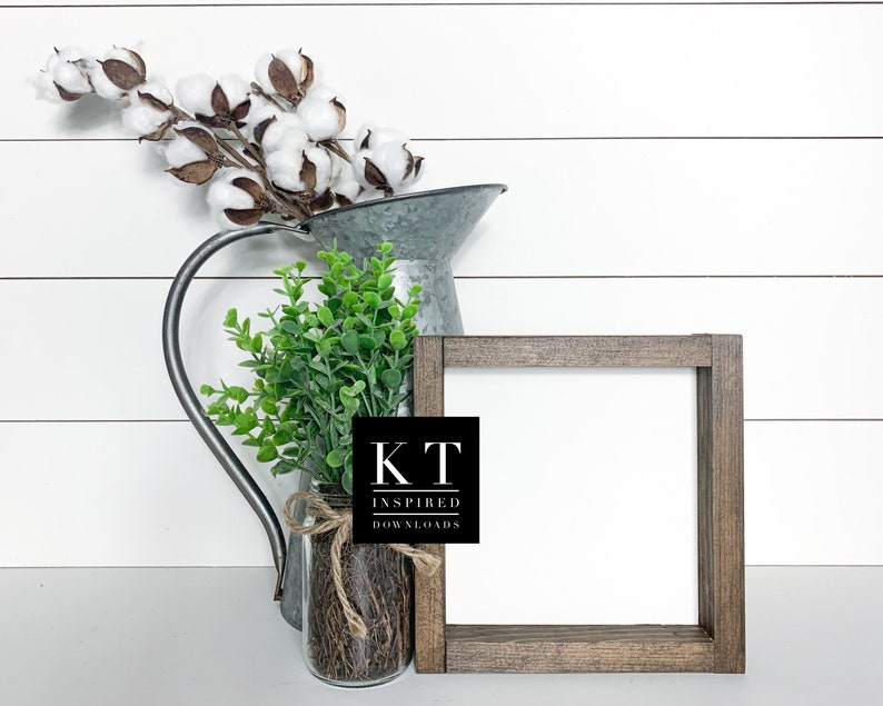 4x4 Rustic Wood Sign On Tier Tray With Beach Decor Farmhouse Photography Mock Up-Digital JPEG File Mockup Carina