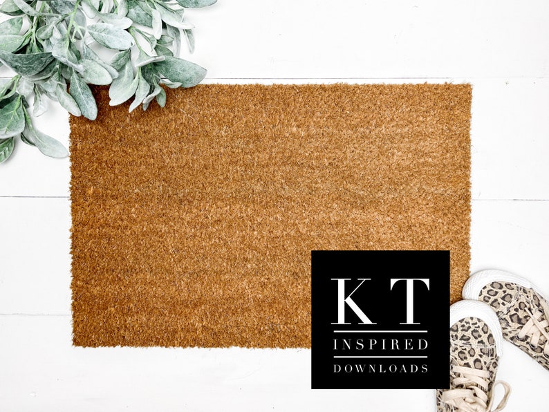 Mat Mockup Coir Doormat Mock up Blank Door Mat Digital Etsy Canada