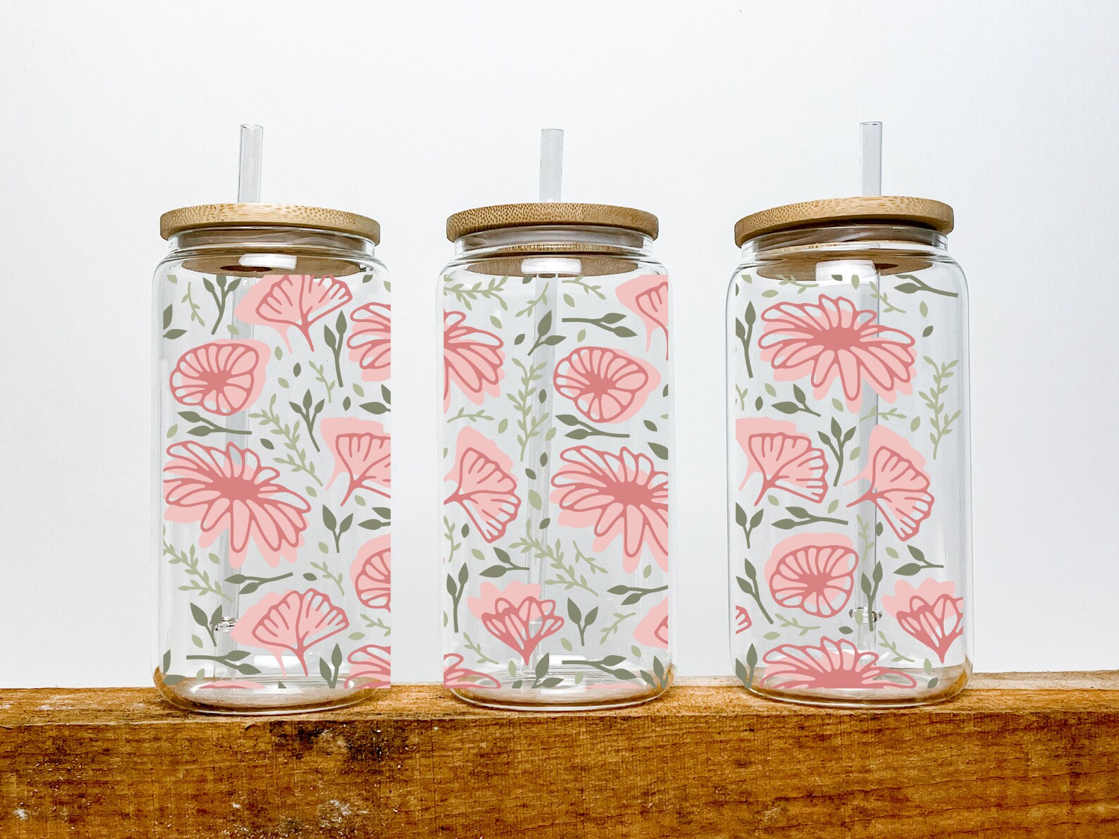 Libby Beer Glass Mockup 3 Bubble Tea Cup Mockup Etsy