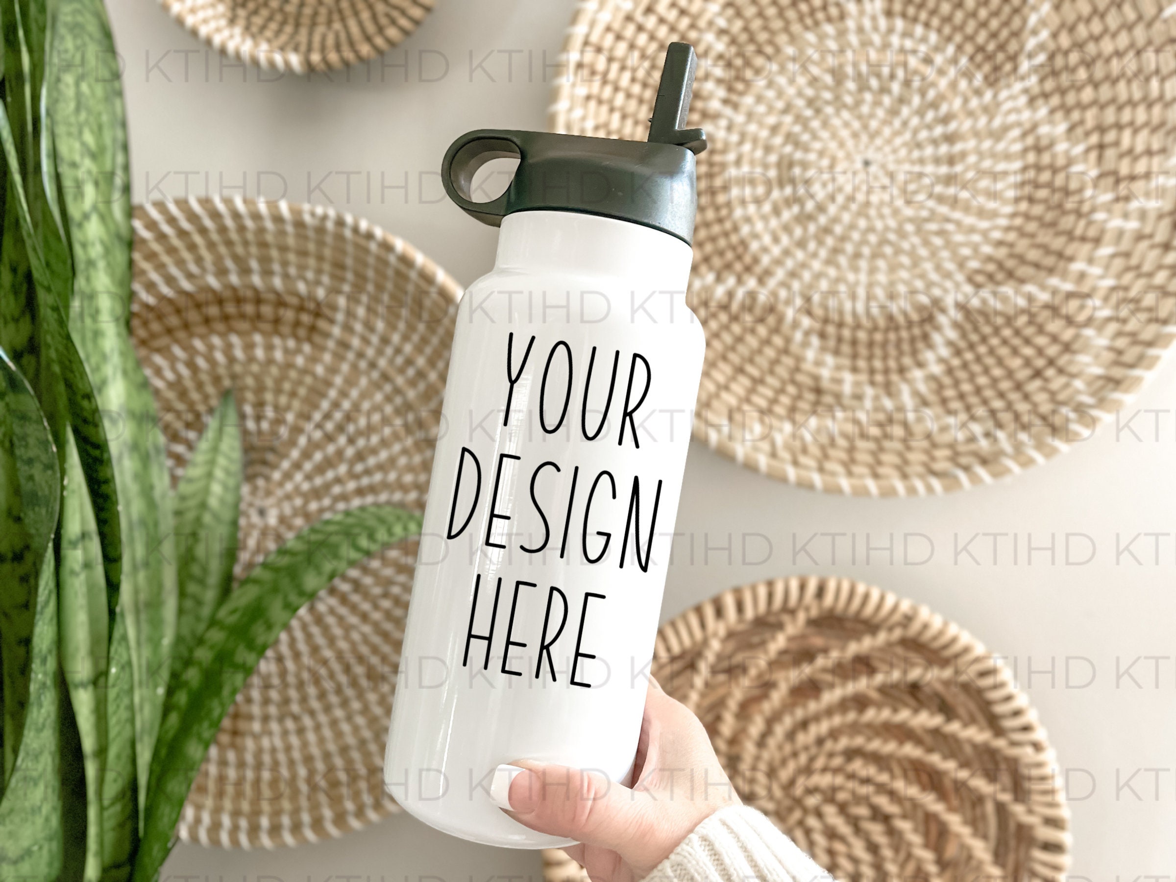 Waterbottle Mockup | 32oz Sports bottle Mock-up | Farmhouse Mockup | Styled Sports water bottle | sublimation