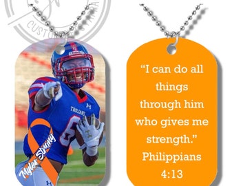 Photo Dog Tag, Photo Necklace, Picture Gift, Photo Jewelry, Pet Photo, Sports Photo, Double Sided Print Dog Tag, In Memory Of Gift