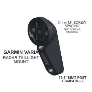 Garmin Varia Mount for Canyon Seatposts (Aeroad/Ultimate) - 73.5deg Seatpost Angle for smaller frame sizes