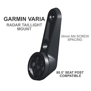 Garmin Varia Mount for Canyon Speedmax Seatposts - 80.5deg Seatpost Angle
