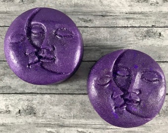Sun and Moon Lavender Soap Bar Set of 2 | Handmade Soap
