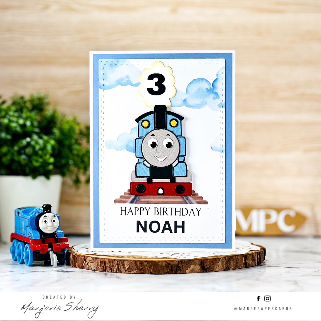 PERSONALISED BIRTHDAY CARD Thomas The Tank Engine Children Boys Son