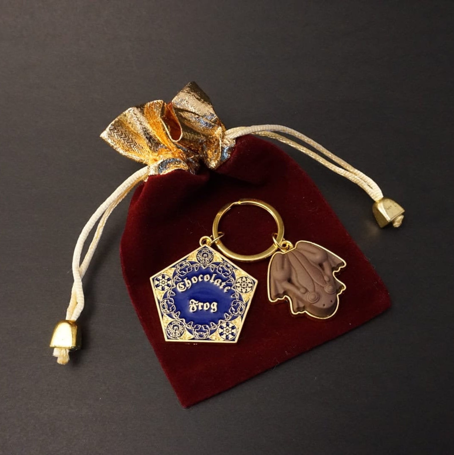 Chocolate Frog Keychain from Honeydukes Harry Potter Candy Etsy