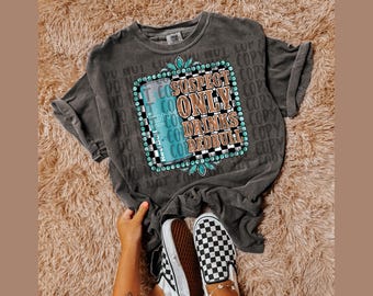Suspect Only Drinks Red Bull | PNG | Sublimation | Western | Turquoise