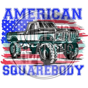 American Squarebody, Ford | PNG  | Sublimation
