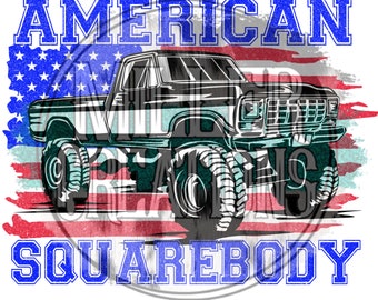American Squarebody, Ford | PNG  | Sublimation