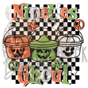 Nineties Ghoul | McDonalds Halloween Buckets | Halloween | PNG | Sublimation