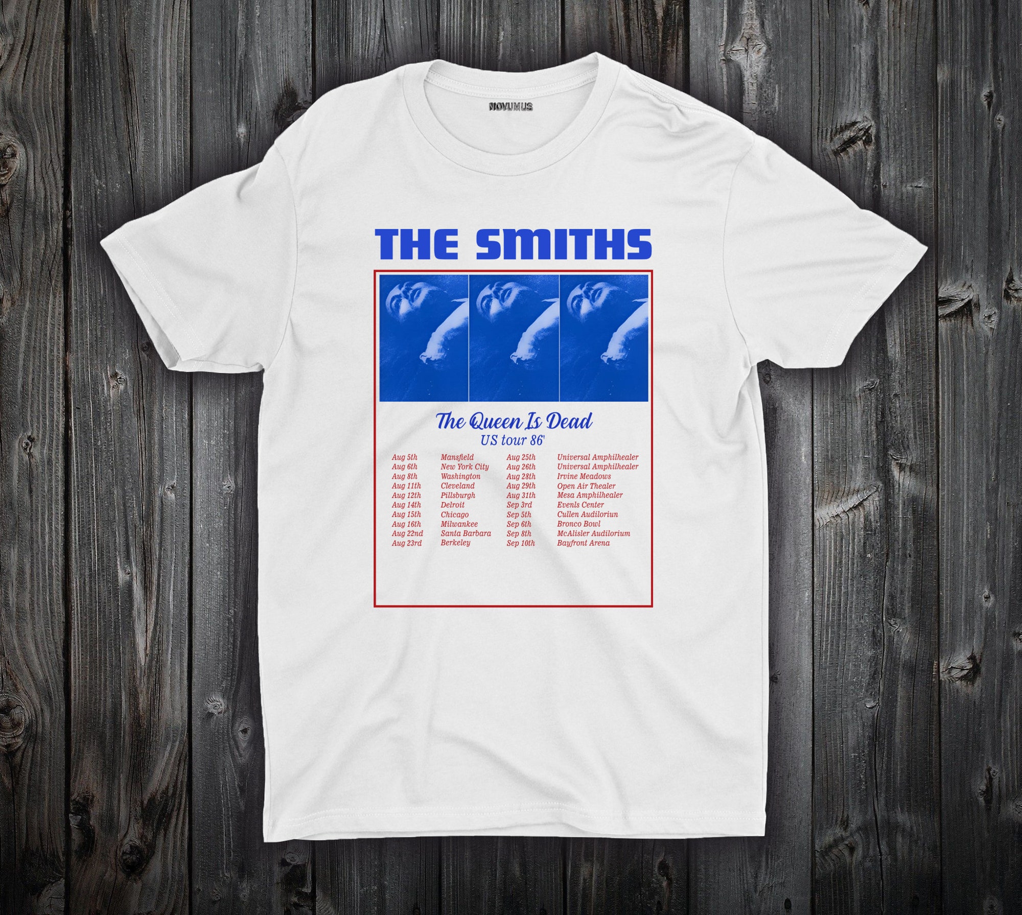 Discover Fashionshow-jf The Smiths T-shirt Vtg Retro Women Pop Indie Punk Rock Band T-shirt