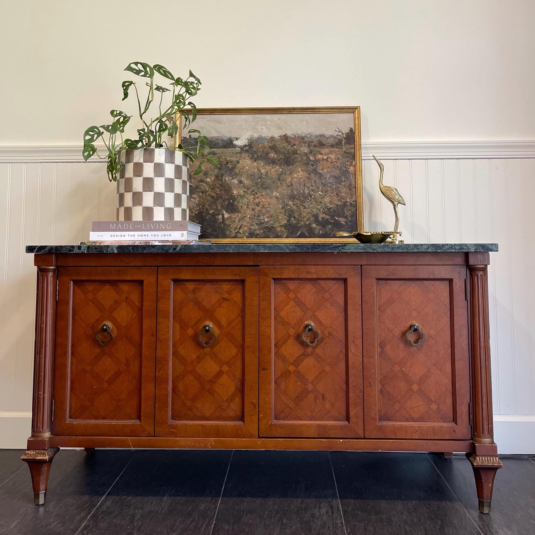 Henredon Console - Etsy Henredon Console - Etsy