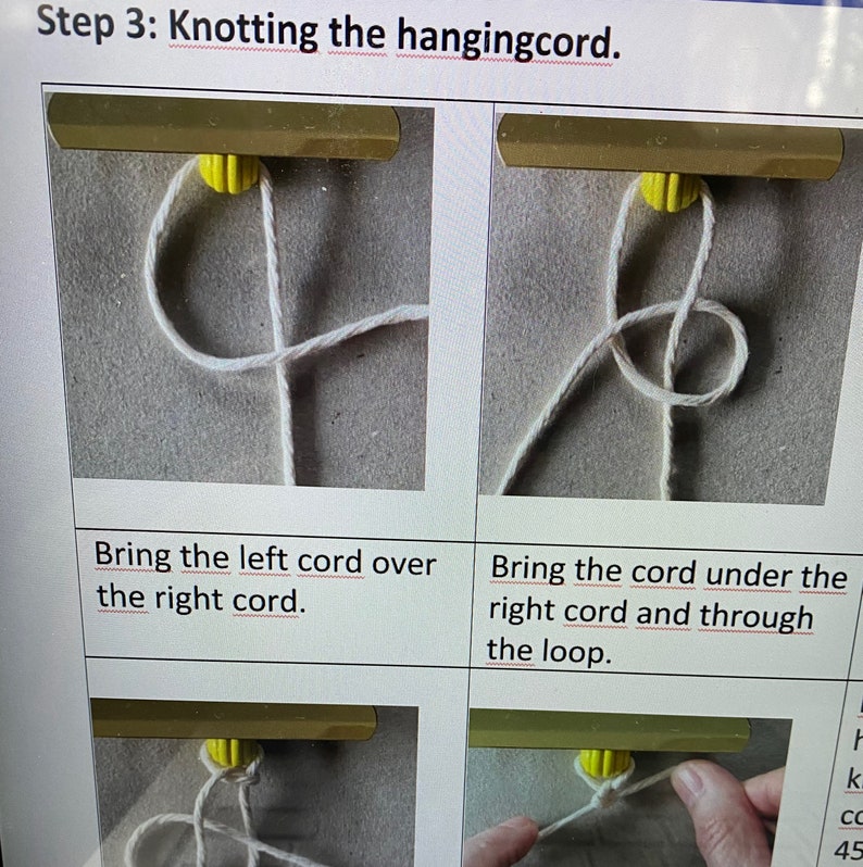 Makramee-Anhänger „Yip Yip“ für den Rückspiegel, Auto-Accessoires Bild 3