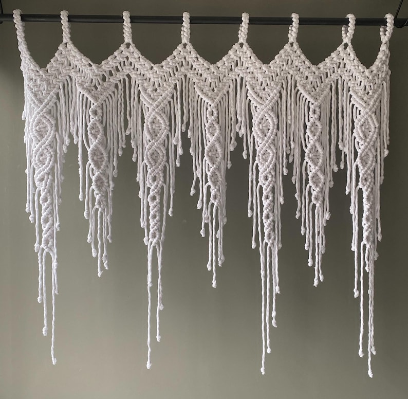 Spanish Macrame Pdf Pattern Macrame Curtain Pdf Pattern in Spanish Pdf ...