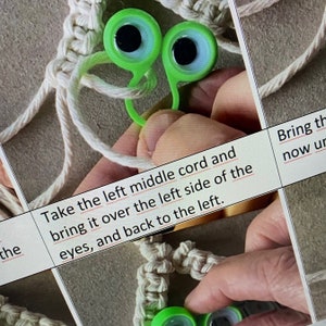 Makramee-Anhänger „Yip Yip“ für den Rückspiegel, Auto-Accessoires Bild 4