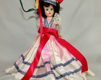 Vintage Souvenir / FOREIGN DOLL Circa 1950's All Original