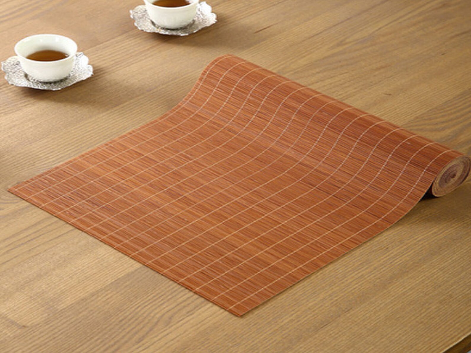 Long Bamboo Table Mat Place Mats Nonslip Ecofriendly Table Runner