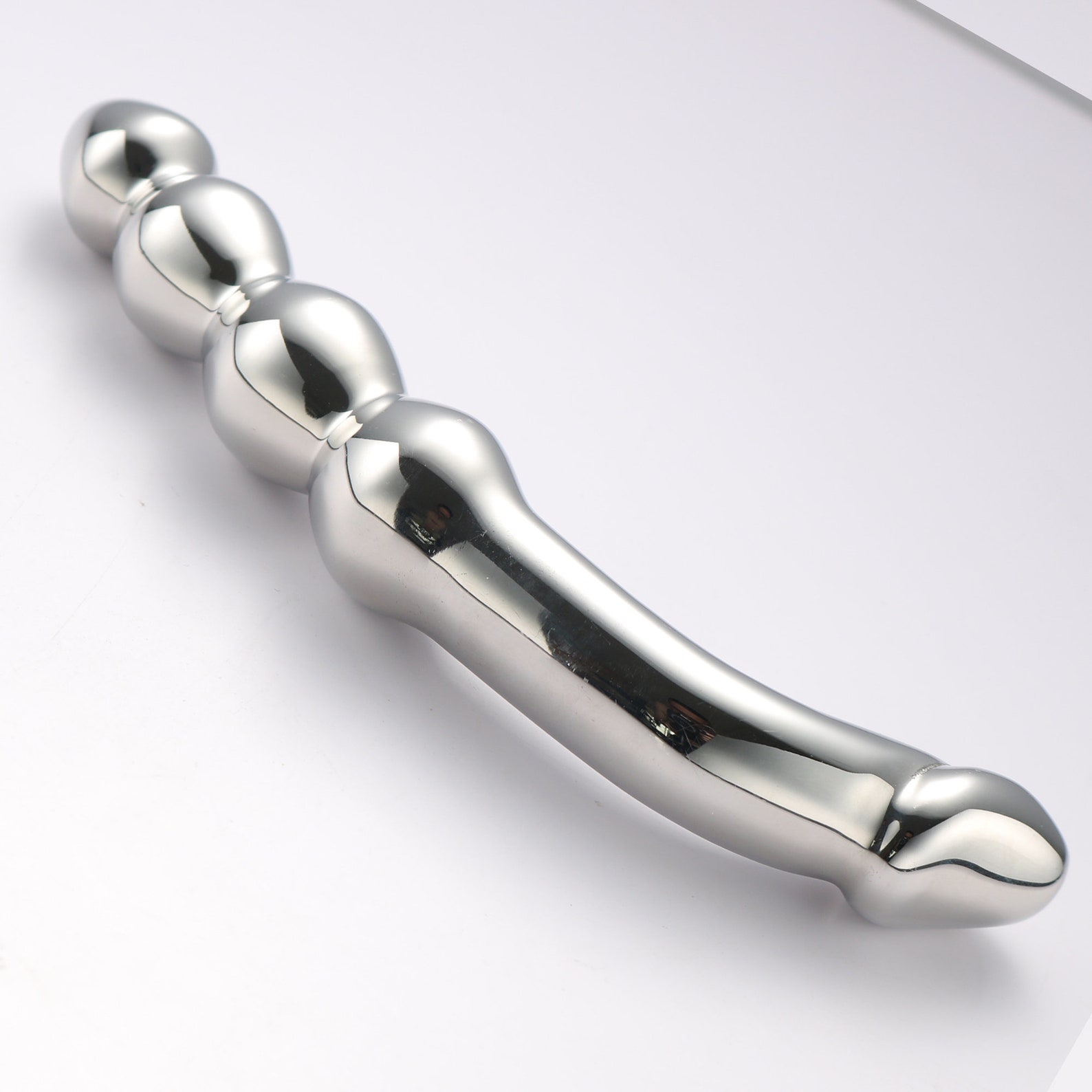 Gode en acier incurvé à double tête double stimulation G / - Etsy France