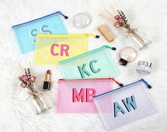 Shadow Monogram Pool Bag – Personalized Bridesmaid Gift bag